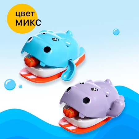 Waterpower toy waterfowl "Hippo", Mix colors-4