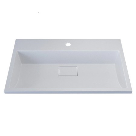 Uperwood Barsa shell, 70 cm, rectangular, white-5