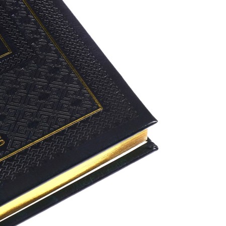 Dated diary 2024 A5 176 sheets, Devente.symbol, firm artificial leather cover, foil, lies, cream block 70 g/m2, blue-5