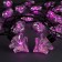 Garland “thread” 5 m with nozzles “Christmas tree”, IP44, dark thread, 40 LED, pink glow, 8 modes, 220 V