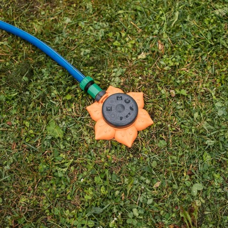 A multifunctional spray, 8 modes, under connector, plastic, “flower”, Greengo-16