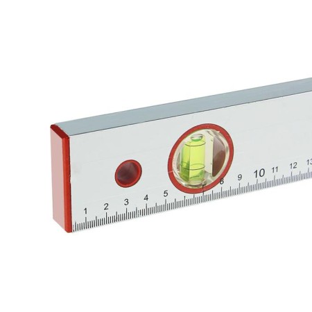 Aluminum level 400 mm Sparta, 3 eye, ruler-1