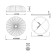 Tesoro LED 60W 3000-6500K D500 IP20.