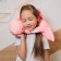 Pillow for traveling soft toy "Cat"