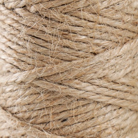 Yarn 100% juts "beige" 50 meters 4x4x10 cm-2