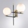 Bra Arte Lamp Arkab A22225AP-2BK, E14, 2x40 W, 20x44x43 cm, black