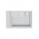 Santa Jupiter Santa 900138, above the washing machine, 750x500 mm, right, without brackets 100183