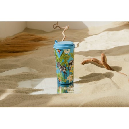 A glass with a lid Plastic "Zebra", 470 ml-3