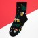 New Year. New Year's socks KAFTAN "Bank NG" Size 41-44 (27-29 cm), black color