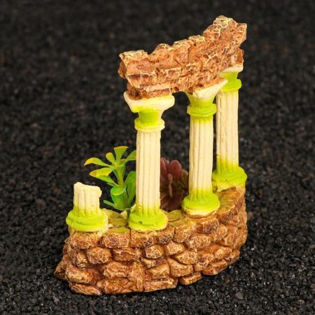 Aquadecor "Antique ruins", 14 x 7 x 16 cm-2