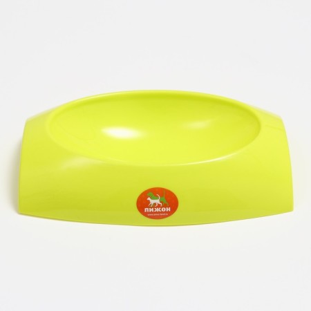 Plastic bowl 27 x 19 x 5.5 cm, green-1