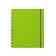 Notebook A5, 80 sheets in a cage on the crest Erichkrause "Neon", plastic cover, elastic band, offset block, whiteness 100%, mix