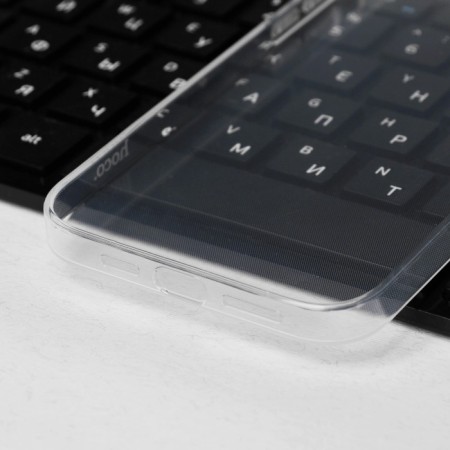 Hoco case for the iPhone 14 Plus, TPU, reinforced window under the camera, transparent-3