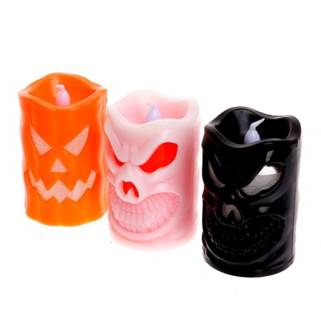 Candle LED "Halloween", species mix-4