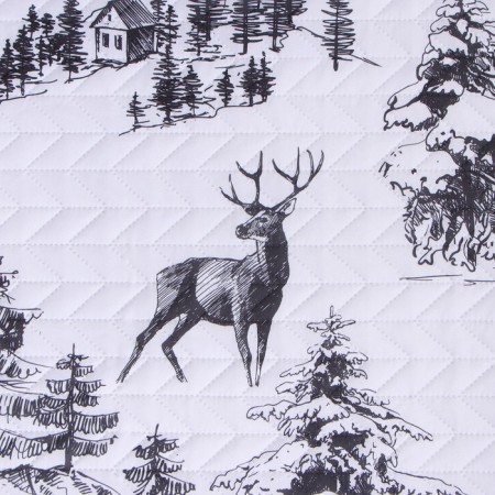 Cover "Ethel" 2 joint venture Winter Forest, 180x210 cm, microfiber-1