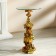 Decorative table "Flower" gold 45x45x82 cm
