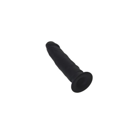 Anal phallimitator A-Toys Arkn, silicone, black color, 14 cm-2