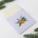 Aromasash in the envelope "heat and comfort", orange, 11 x 11 cm