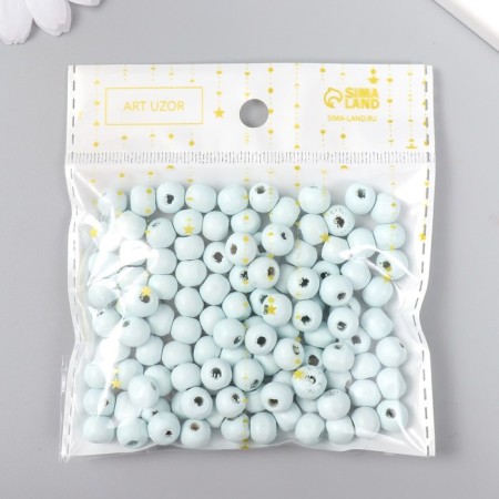 Beads for creativity "Blue" D-0.8 cm, set of 20 g-2