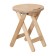 Folding stool, 350x390x445, varnish