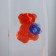 Lava-lamp "Bear" LED 2W from batteries 3haa red 7x7x24 cm