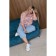 Women's pants, size 68, blue color