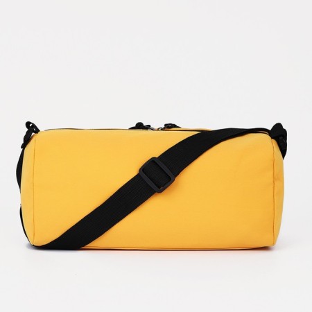 Sports bag with lightning, external pocket, yellow color-3