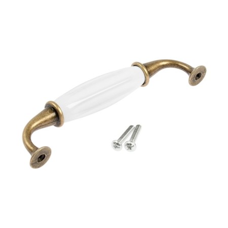Stylish Cappio Ceramics 003 bracket handle, ceramic 96 mm, bronze-3