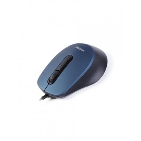 Mouse Smartbuy One 265-B, game, wired, optical, soundless, 2400 dpi, USB, blue-4