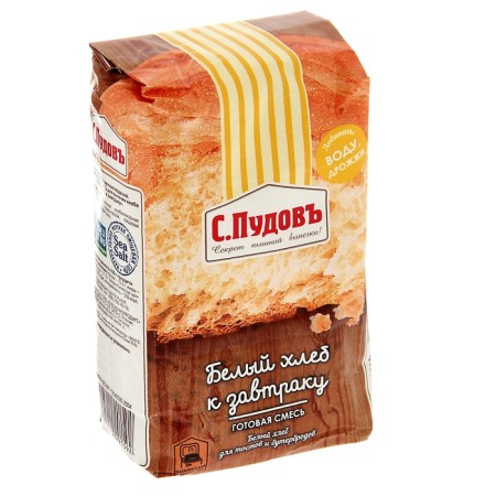 Bread mixture "White bread to breakfast", 500 g, "S. Pudov "