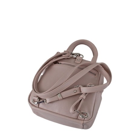 B2746 Bag-rugzak, lightning department, dark beige color 27x18x10cm-1