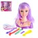 Maleken doll to create hairstyles "Malvina" with accessories
