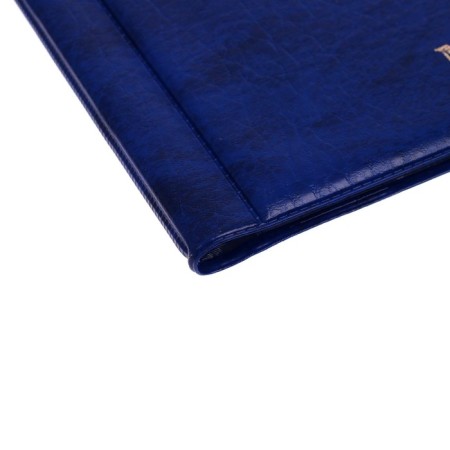 Album for coins 125 x 185 mm Calligrata, 180 coins, cell 35 x 35 mm, 12 sheets, covering artificial leather, blue-3