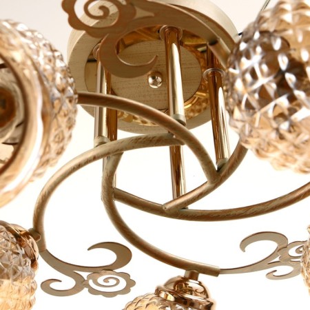 Frezi chandelier 5he27 40W gold 58x58x28 cm Bayerlux-4