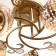 Frezi chandelier 5he27 40W gold 58x58x28 cm Bayerlux