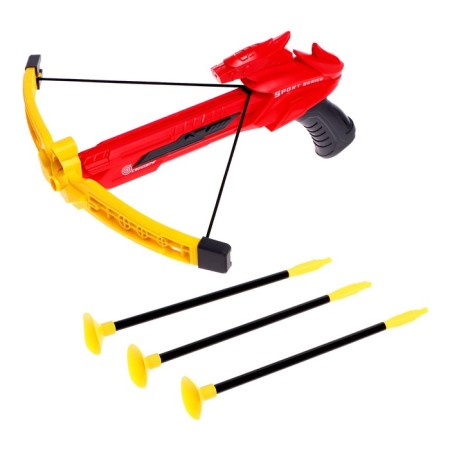 Sports crossbow, shoots with suction cups, with a laser, Mix color-2
