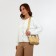 Bag Female Tout with zipper, beige color