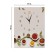 Carty clock wallpapers for the kitchen "spices", silent, 30 x 40 cm