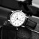 Men's wrist watch, D-4 cm, white dial
