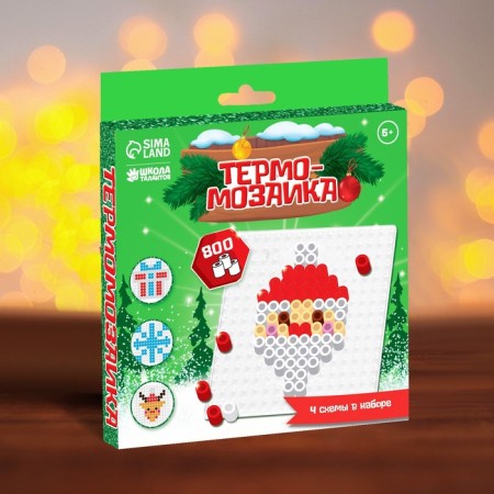 New Year's thermal -sized "New Year! Santa Claus "with tweezers-2