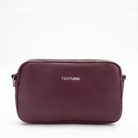 Women's bag over the shoulder Textura, small size, burgundy color