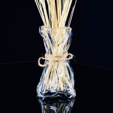Decorative vase for Lenardi flowers, glass, 19 cm