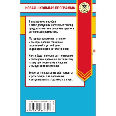 Exam. English in tables and schemes. 10-11 grades. Terentyeva Olga Valentinovna-1