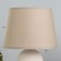 Dorothea table lamp E14 40W gray 22x22x35 cm Risalux