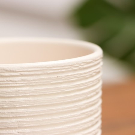 Flower Pot "Vine" White Book No. 1, 0.8 liters-2