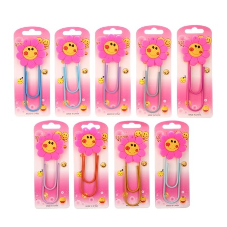 The bookmark is large, 11 cm, "flower", mix-1