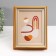Photo frame plastic 13x18 cm "styliani" beige with gold stroke 4.8x17.5x23 cm