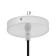 Lamp Bayerlux 1653/1wt E27 40W white 25x26x40-135 cm