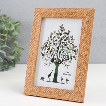 Photo frame plastic 10x15 cm "Karin" wheat 17.7x12.2x1 cm-2