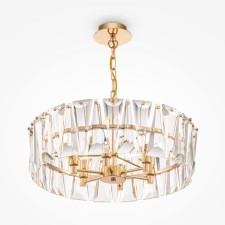 Светильник подвесной Maytoni MOD043PL-06G, 6хE14, 60Вт, 51,7х51,7х66,8 см, цвет золото